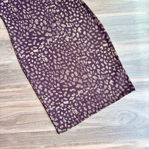 LuLaRoe Leopard Print Midi Bodycon Ranglan Sleeve Casual Work Party Dress Size S - Picture 7 of 8